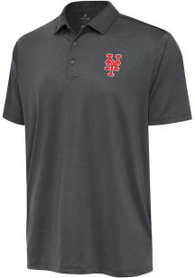 Antigua New York Mets Grey Ellipse Big and Tall Polo