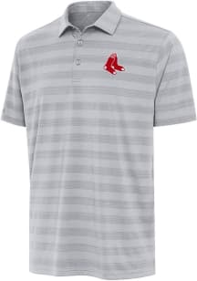 Antigua Boston Red Sox Grey Tunnel Big and Tall Polo