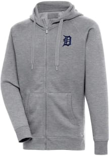 Antigua Detroit Tigers Mens Grey Victory Big and Tall Light Weight Jacket