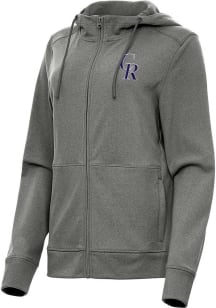 Antigua Colorado Rockies Womens Black Seeker Light Weight Jacket