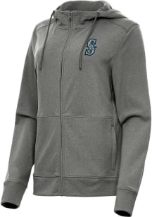 Antigua Seattle Mariners Womens Black Seeker Light Weight Jacket