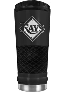 Tampa Bay Rays Stealth 24oz Powder Coated Stainless Steel Tumbler - Black