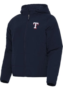 Antigua Texas Rangers Womens Navy Blue Universe Filled Jacket