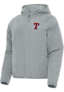 Antigua Texas Rangers Womens Grey Universe Filled Jacket