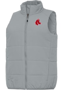 Antigua Boston Red Sox Womens Grey Experience Vest
