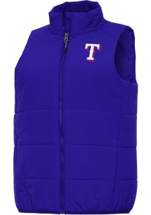 Antigua Texas Rangers Womens Blue Experience Vest