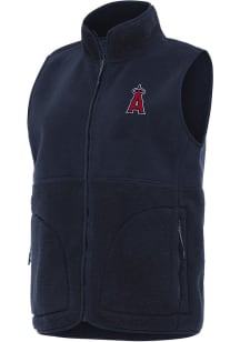 Antigua Los Angeles Angels Womens Navy Blue Nostalgic Vest
