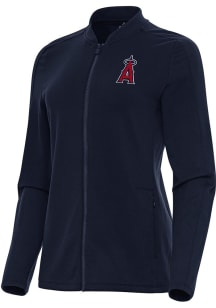 Antigua Los Angeles Angels Womens Navy Blue Continual Light Weight Jacket