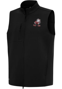 Antigua Cleveland Browns Mens Black Classic Demand Sleeveless Jacket