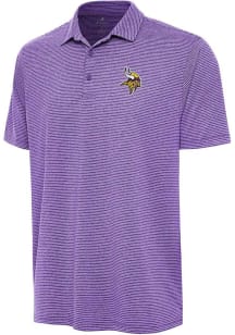 Antigua Minnesota Vikings Mens Purple Scheme Short Sleeve Polo