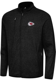 Antigua Kansas City Chiefs Mens Black Hold Up Light Weight Jacket