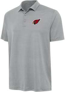 Antigua Arizona Cardinals Mens Grey Reprocess Recycled Short Sleeve Polo