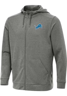 Antigua Detroit Lions Mens Black Effortless Long Sleeve Full Zip Jacket
