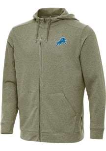 Antigua Detroit Lions Mens Olive Effortless Light Weight Jacket