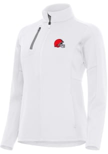 Antigua Cleveland Browns Womens White Generation Light Weight Jacket
