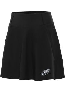 Antigua Philadelphia Eagles Womens Black Chip Skort Skirt
