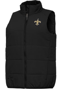 Antigua New Orleans Saints Womens Black Experience Vest