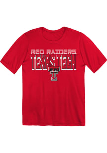 Texas Tech Red Raiders Toddler Red Fade to Black Perf T-Shirt