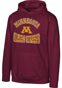Minnesota Golden Gophers Youth Maroon Home Town Long Sleeve Hoodie