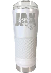 Jacksonville Jaguars 24 oz Opal Stainless Steel Tumbler - White