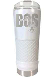 Boston Celtics 24 oz Opal Stainless Steel Tumbler - White