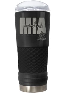 Miami Marlins 24 oz Onyx Stainless Steel Tumbler - Black