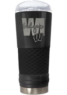 Wisconsin Badgers 24 oz Onyx Stainless Steel Tumbler - Black
