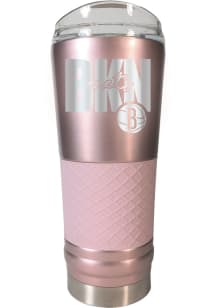Brooklyn Nets 24 oz Rose Stainless Steel Tumbler - Pink