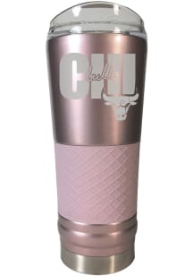 Chicago Bulls 24 oz Rose Stainless Steel Tumbler - Pink
