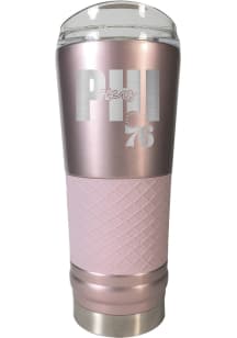 Philadelphia 76ers 24 oz Rose Stainless Steel Tumbler - Pink