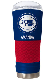 Detroit Pistons Personalized 24 oz Team Color Stainless Steel Tumbler - Red