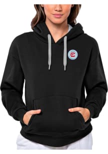 Antigua Colorado Rapids Womens Black Victory Hooded Sweatshirt