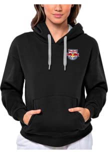 Antigua New York Red Bulls Womens Black Victory Hooded Sweatshirt