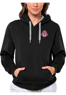 Antigua Toronto FC Womens Black Victory Hooded Sweatshirt