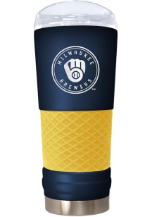 Milwaukee Brewers 24oz Draft Stainless Steel Tumbler - Navy Blue