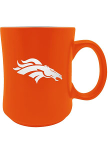 Denver Broncos 19oz Laser Etch Ceramic Mug - Orange