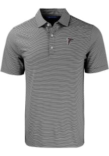 Cutter and Buck Atlanta Falcons Black Forge Double Stripe Big and Tall Polo