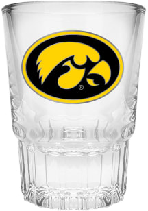 Iowa Hawkeyes 2oz Metal Emblem Shot Glass