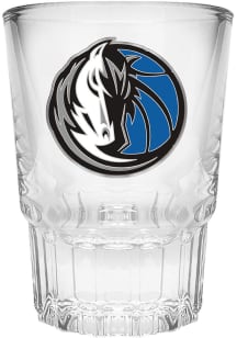 Dallas Mavericks 2oz Metal Emblem Shot Glass