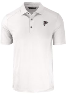 Cutter and Buck Atlanta Falcons Mens White Forge Recycled Short Sleeve Polo