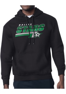Starter Dallas Stars Mens Black Push Long Sleeve Hoodie