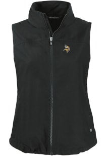 Cutter and Buck Minnesota Vikings Womens Black Charter Vest