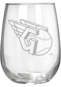 Cleveland Guardians 17oz Stemless Wine Glass - White