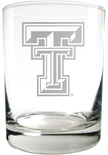 Texas Tech Red Raiders 14oz Laser Etch Rock Glass - Red