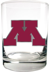 Minnesota Golden Gophers 14oz Emblem Rock Glass - Maroon