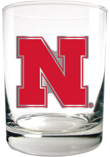 Nebraska Cornhuskers 14oz Emblem Rock Glass - Red