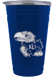 Kansas Jayhawks 22oz Tailgater Stainless Steel Tumbler - Blue