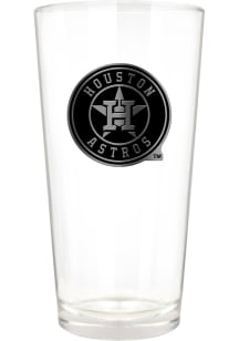 Houston Astros 16oz Metal Emblem Pint Glass - Blue