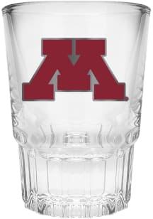 Minnesota Golden Gophers 2oz Metal Emblem Shot Glass