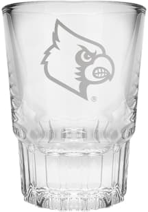 Louisville Cardinals 2oz Prism Etch Shot Glass